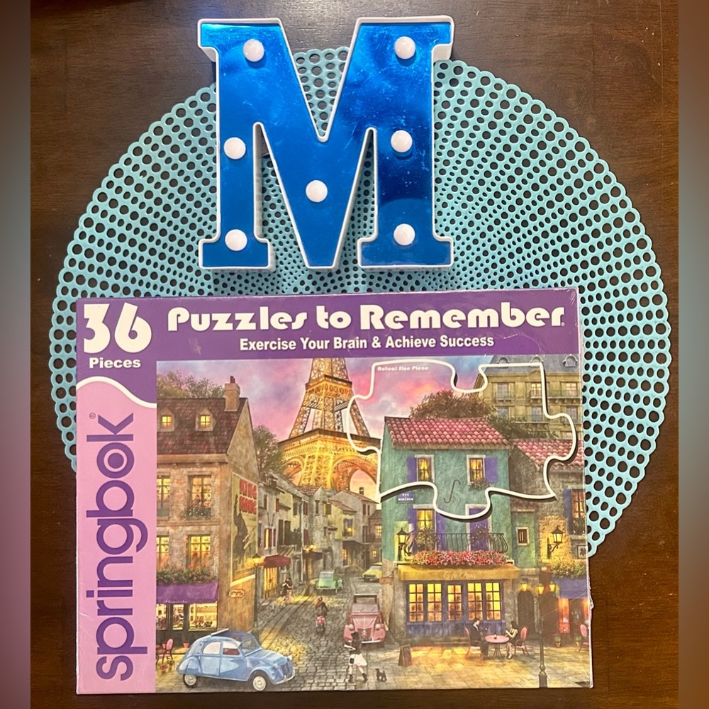 Springbok Eiffel Magic Puzzle 36 PC | Extra Large Alzheimer’s | Factory Sealed